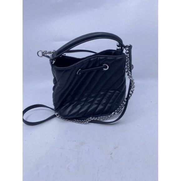 Michael Kors Suri Small Vegan Black Faux Leather Cross Body Bag - Picture 2 of 8